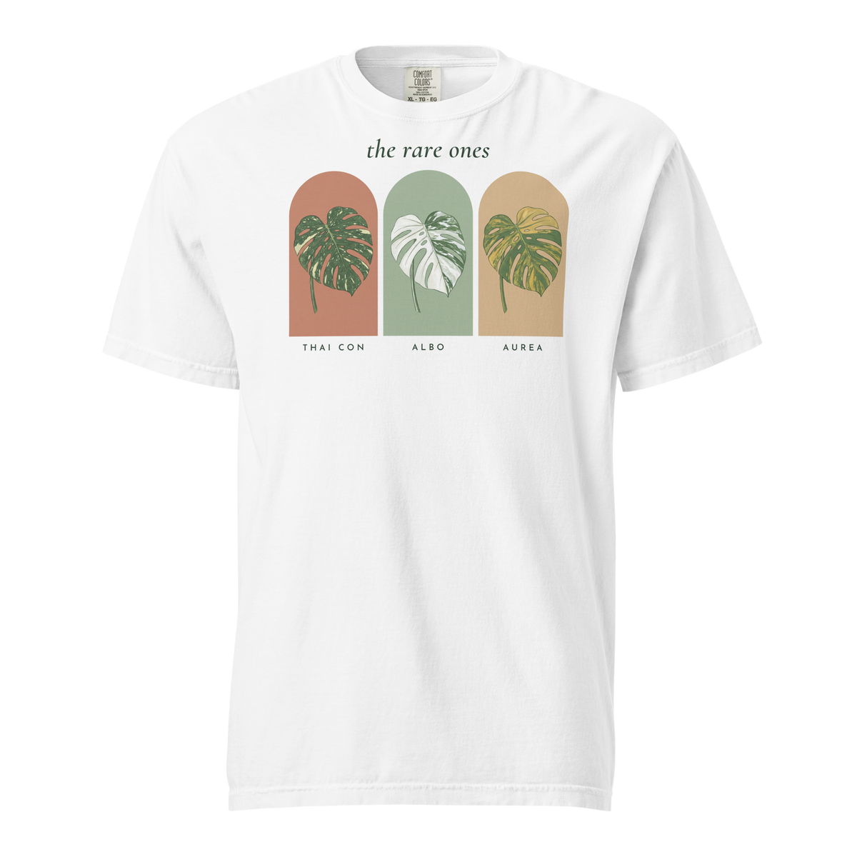 The Rare Ones tee in White — front view