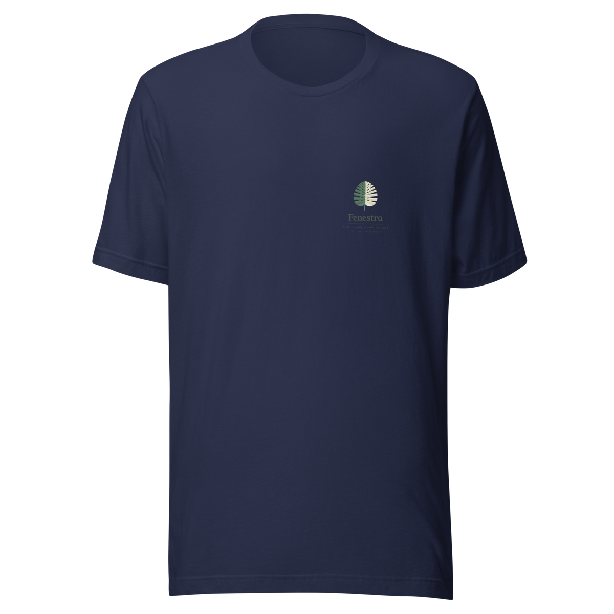 Specimen tee — navy front