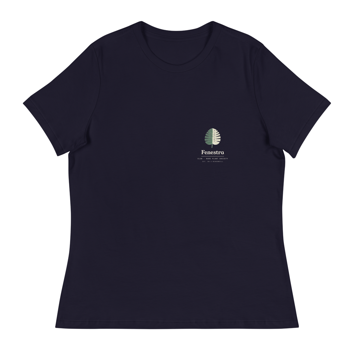 Specimen tee — Navy, front